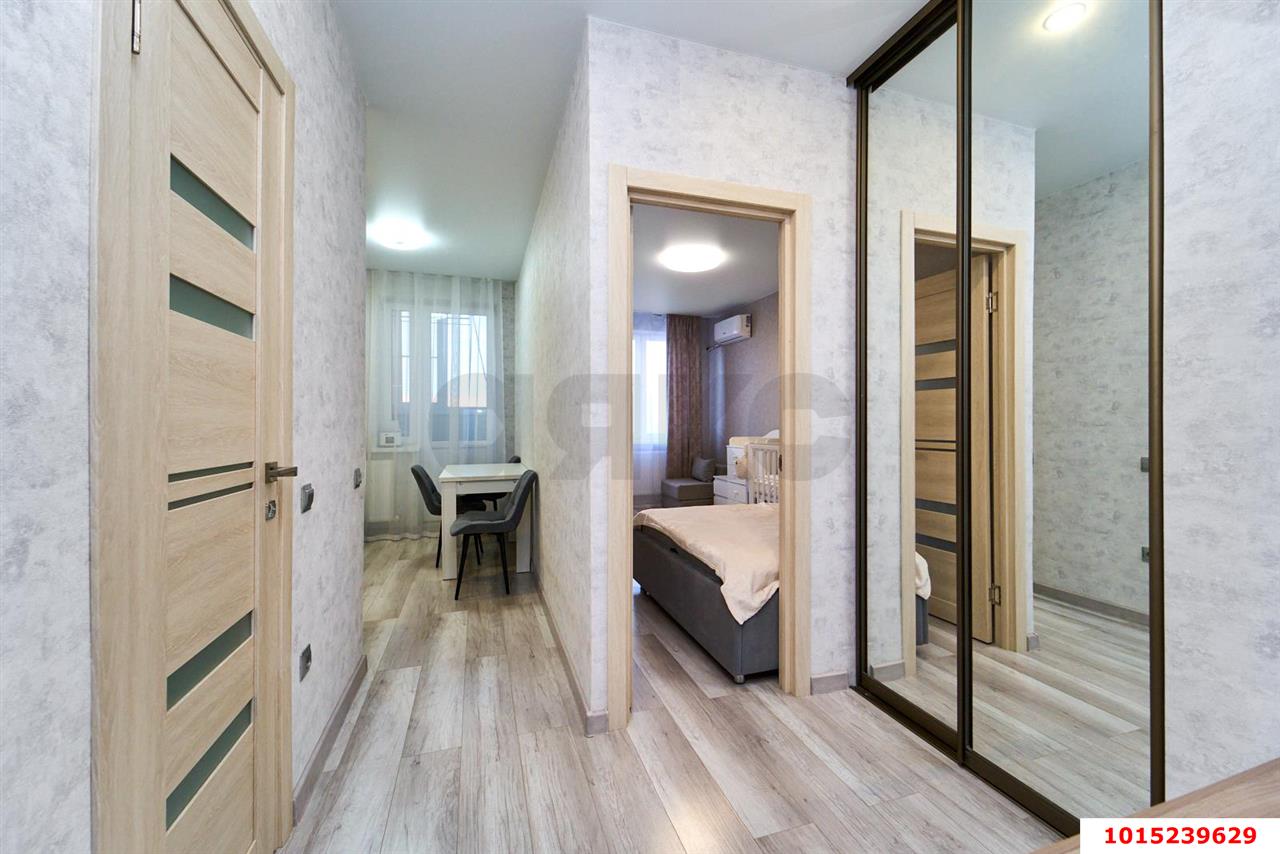 Фото №13: 1-комнатная квартира 36 м² - Краснодар, Прикубанский внутригородской округ, Калинино, Завод Радиоизмерительных Приборов, мкр. ЖК Акварели-2, ул. Тепличная, 62/1к6