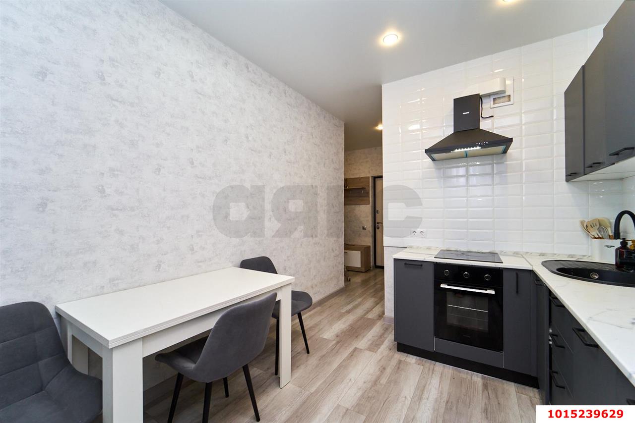 Фото №3: 1-комнатная квартира 36 м² - Краснодар, Прикубанский внутригородской округ, Калинино, Завод Радиоизмерительных Приборов, мкр. ЖК Акварели-2, ул. Тепличная, 62/1к6