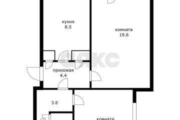 Фото №3: 2-комнатная квартира 56 м² - Краснодар, мкр. Комсомольский, ул. Уральская, 146