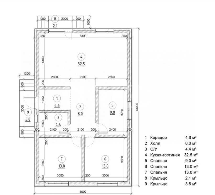 Фото №12: Дом 90 м² + 4 сот. - Семигорский, ул. Луговая