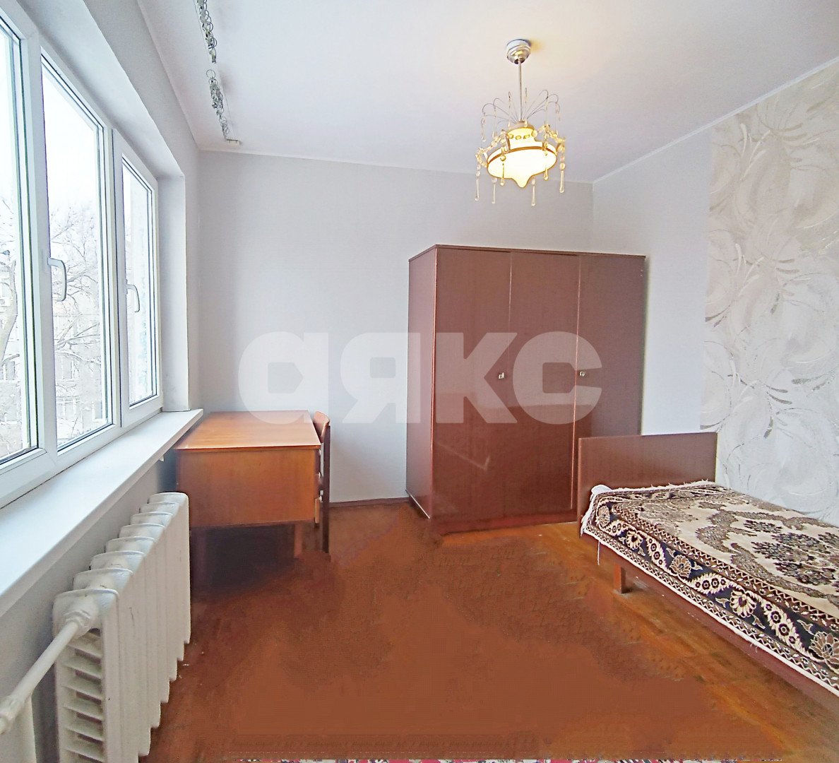 Фото №2: 2-комнатная квартира <span class="whitespace-nowrap">40 м²</span>, <span class="whitespace-nowrap">3/5 эт.</span> - Волгоград, Тракторозаводский, Спартановка, мкр. 411-й, ул. Мясникова, 14