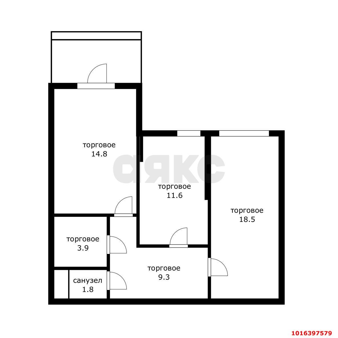 Фото №13: Коммерция 59 м² - Краснодар, Карасунский внутригородской округ, мкр. Комсомольский, ул. Сормовская, 204