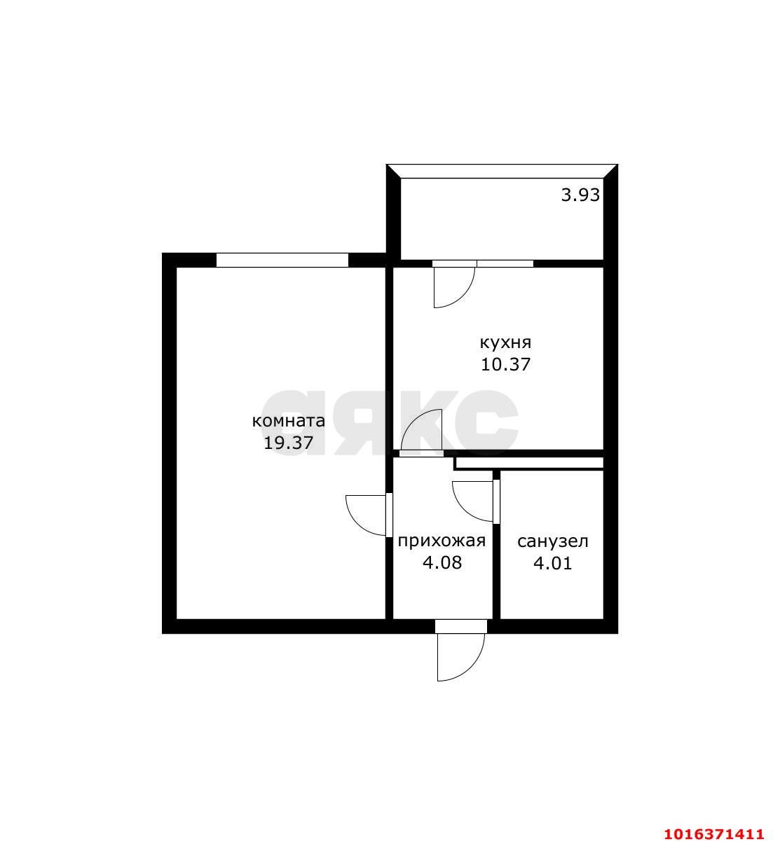 Фото №7: 1-комнатная квартира 40 м² - Краснодар, Центральный внутригородской округ, жилой комплекс имени Чехова, мкр. Дубинка, ул. имени Чехова, 4