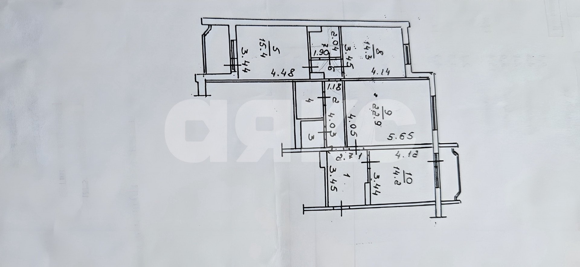 Фото №21: 3-комнатная квартира 92 м² - Липецк, мкр. Советский округ, ул. Октябрьская, 74