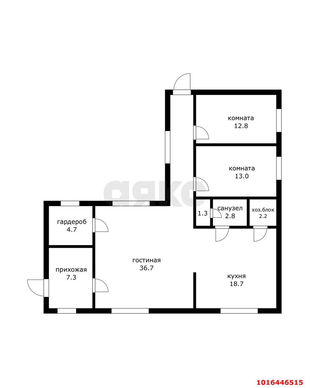 Фото №15: Дом 97 м² + 7.79 сот. - Яблоновский, пер. 3-й Первомайский, 1