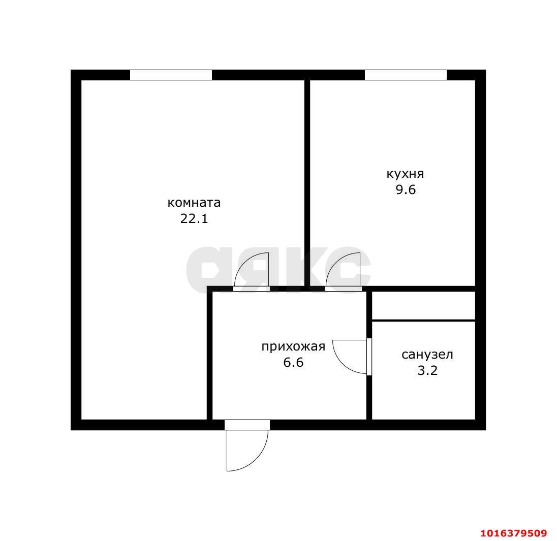 Фото №13: 1-комнатная квартира 41 м² - Краснодар, Гидростроителей, Карасунский внутригородской округ, жилой комплекс Грин Парк, мкр. Участок №35, ул. имени Дмитрия Благоева, 29к1
