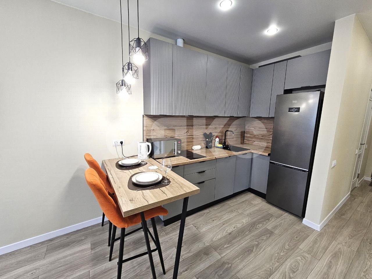 Фото №3: 2-комнатная квартира 40 м² - Сочи, Хостинский, жилой комплекс Кислород, мкр. Бытха, ул. Ясногорская, 16/2к6