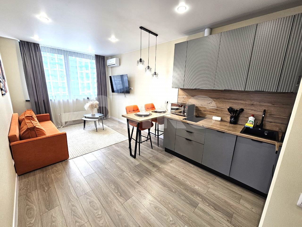 Фото №2: 2-комнатная квартира 40 м² - Сочи, Хостинский, жилой комплекс Кислород, мкр. Бытха, ул. Ясногорская, 16/2к6