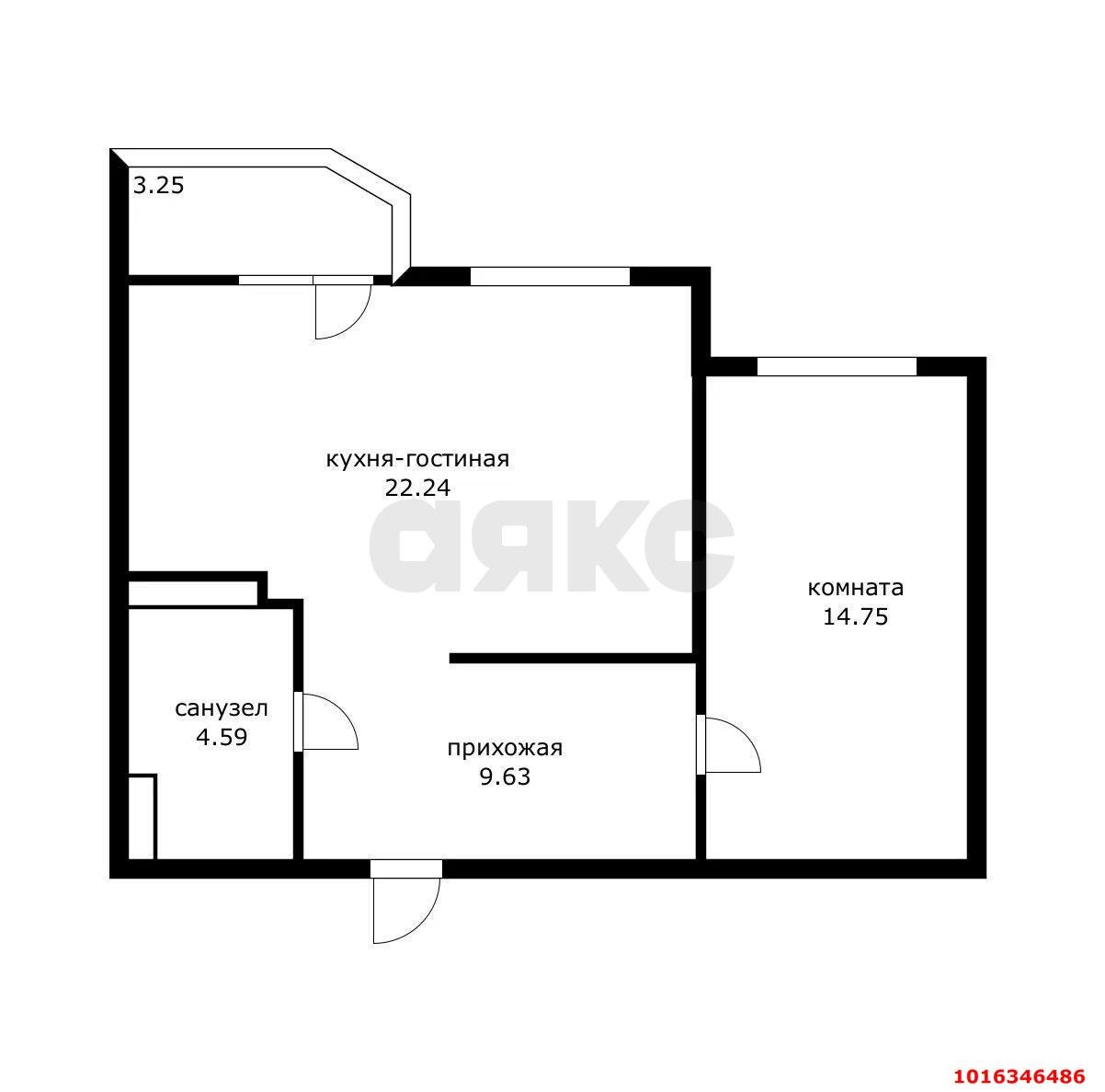 Фото №18: 2-комнатная квартира 53 м² - Краснодар, Прикубанский внутригородской округ, мкр. Достояние, ул. Григория Булгакова, 8