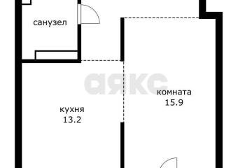 Фото №3: 1-комнатная квартира 41 м² - Краснодар, мкр. жилой комплекс Новелла, ул. Питерская, 40