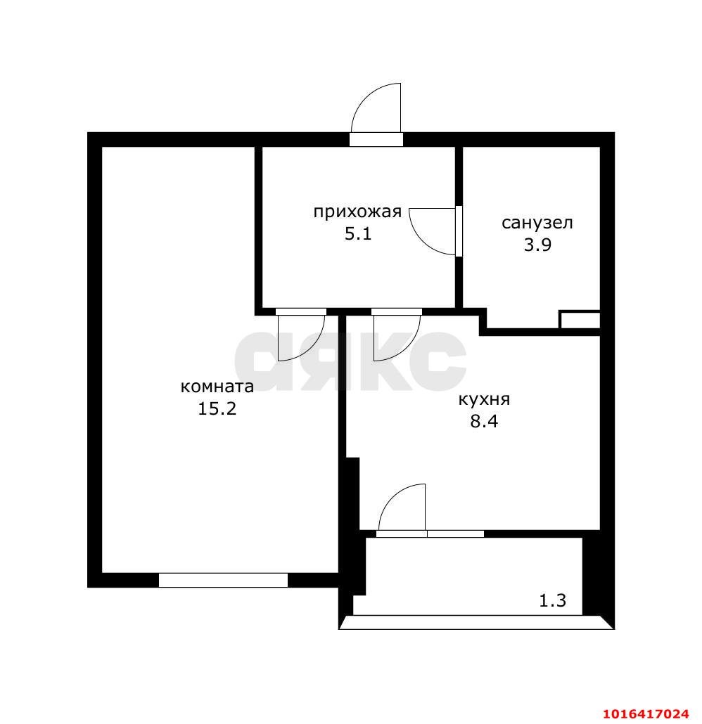 Фото №7: 1-комнатная квартира 35 м² - Краснодар, Прикубанский внутригородской округ, ЖК Перспектива, Панорама, мкр. жилой комплекс Перспектива, ул. им. Героя Сарабеева В.И., 7