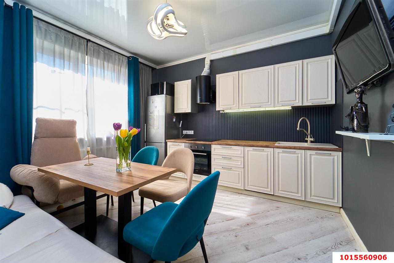 Фото №3: 1-комнатная квартира 55 м² - Краснодар, Западный внутригородской округ, мкр. Фестивальный, ул. Монтажников, 10/1