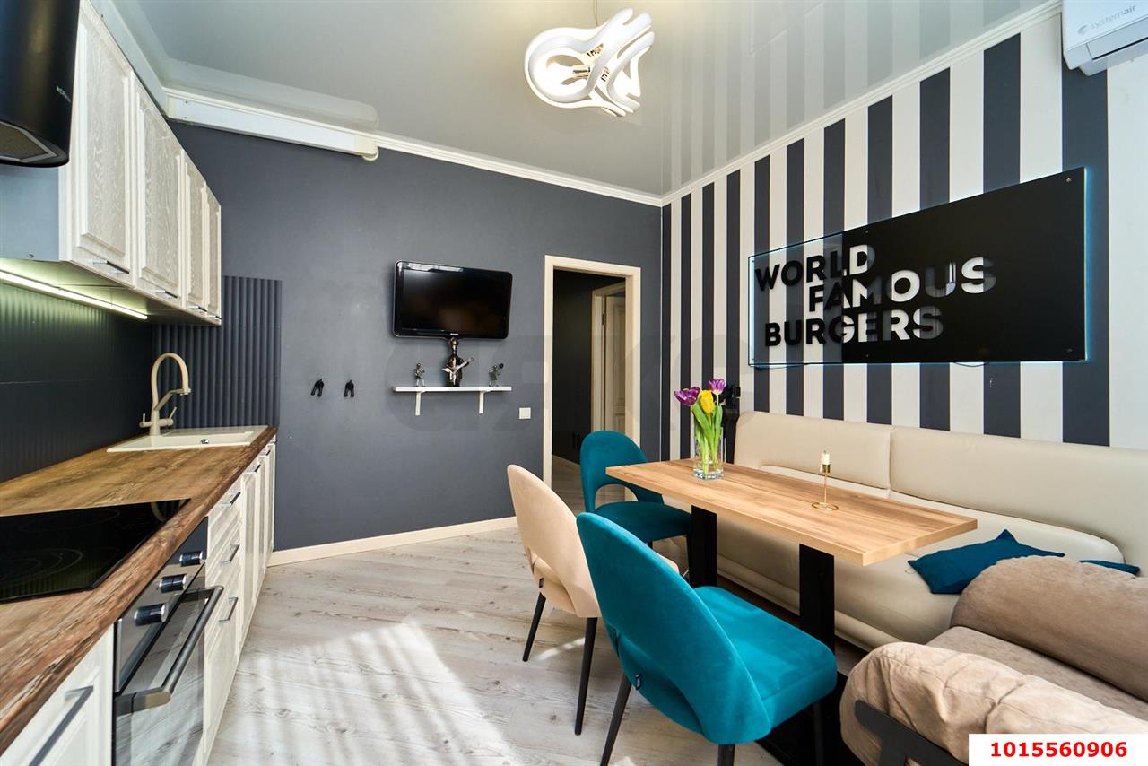 Фото №2: 1-комнатная квартира 55 м² - Краснодар, Западный внутригородской округ, мкр. Фестивальный, ул. Монтажников, 10/1