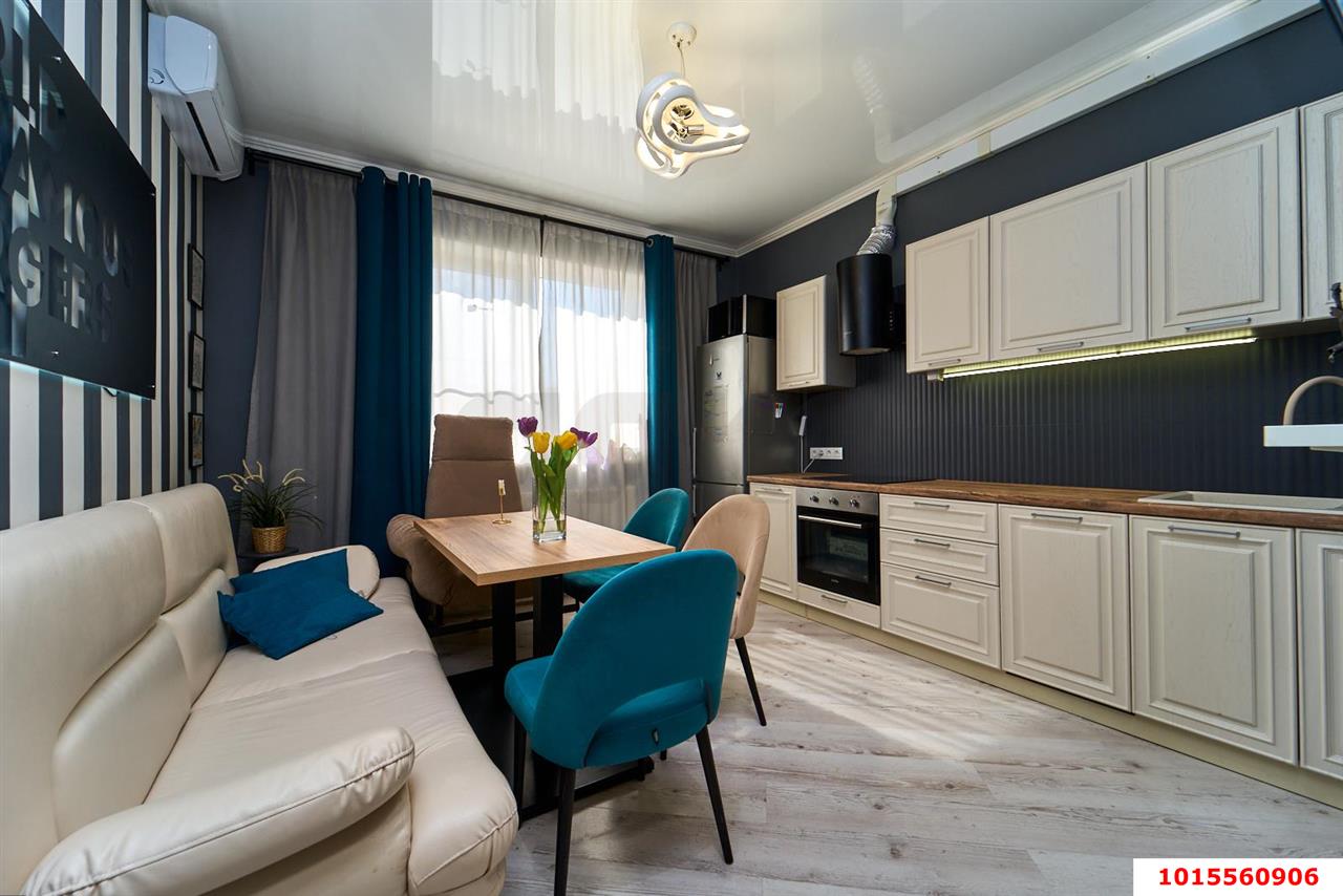 Фото №1: 1-комнатная квартира 55 м² - Краснодар, Западный внутригородской округ, мкр. Фестивальный, ул. Монтажников, 10/1