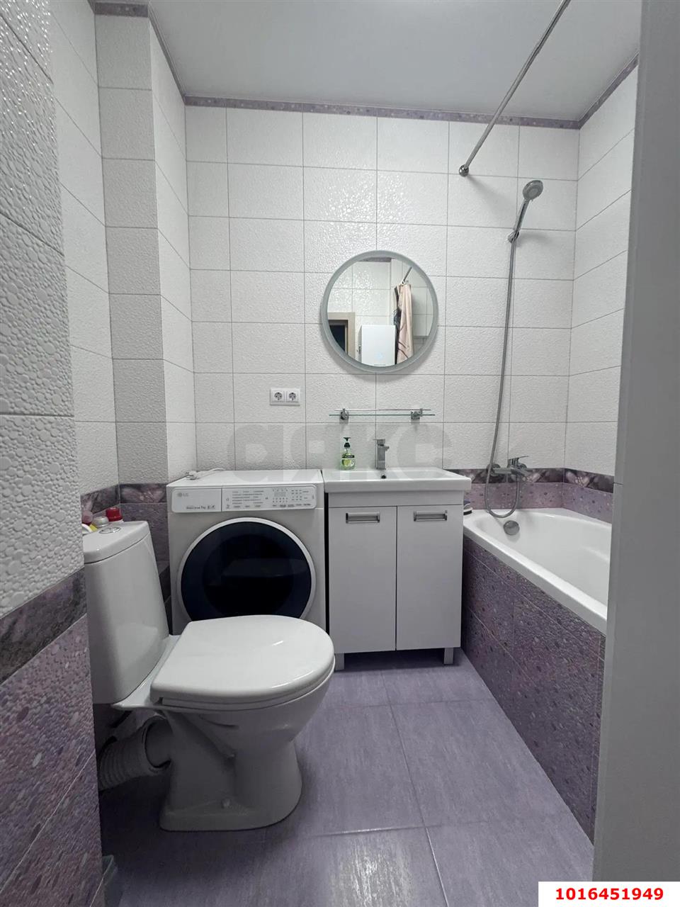 Фото №8: 2-комнатная квартира 45 м² - Краснодар, Прикубанский внутригородской округ, мкр. жилой комплекс Южане, ул. Даниила Смоляна, 65к2