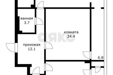 Фото №1: 2-комнатная квартира <span class="whitespace-nowrap">75 м²</span>, <span class="whitespace-nowrap">3/4 эт.</span> - Краснодар, мкр. Юбилейный, ул. 70-летия Октября, 26/1