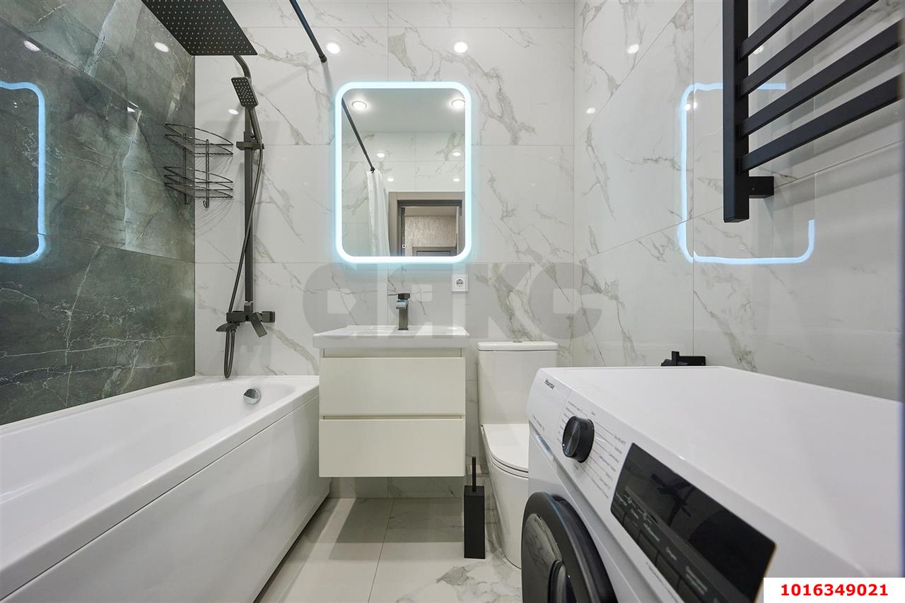 Фото №8: 1-комнатная квартира 39 м² - Краснодар, Прикубанский внутригородской округ, мкр. жилой комплекс Нeo-квартал Красная Площадь, ул. им. Мурата Ахеджака, 12к4