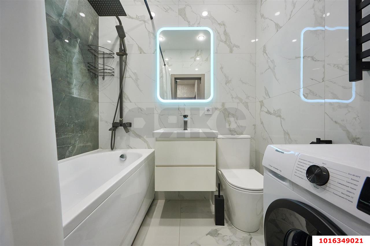 Фото №9: 1-комнатная квартира 39 м² - Краснодар, Прикубанский внутригородской округ, мкр. жилой комплекс Нeo-квартал Красная Площадь, ул. им. Мурата Ахеджака, 12к4