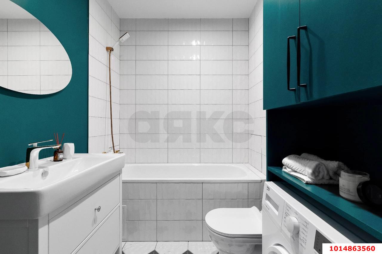 Фото №8: 2-комнатная квартира 52 м² - Краснодар, Карасунский внутригородской округ, мкр. ЖК Смородина, ул. имени Владимира Жириновского, 1к1