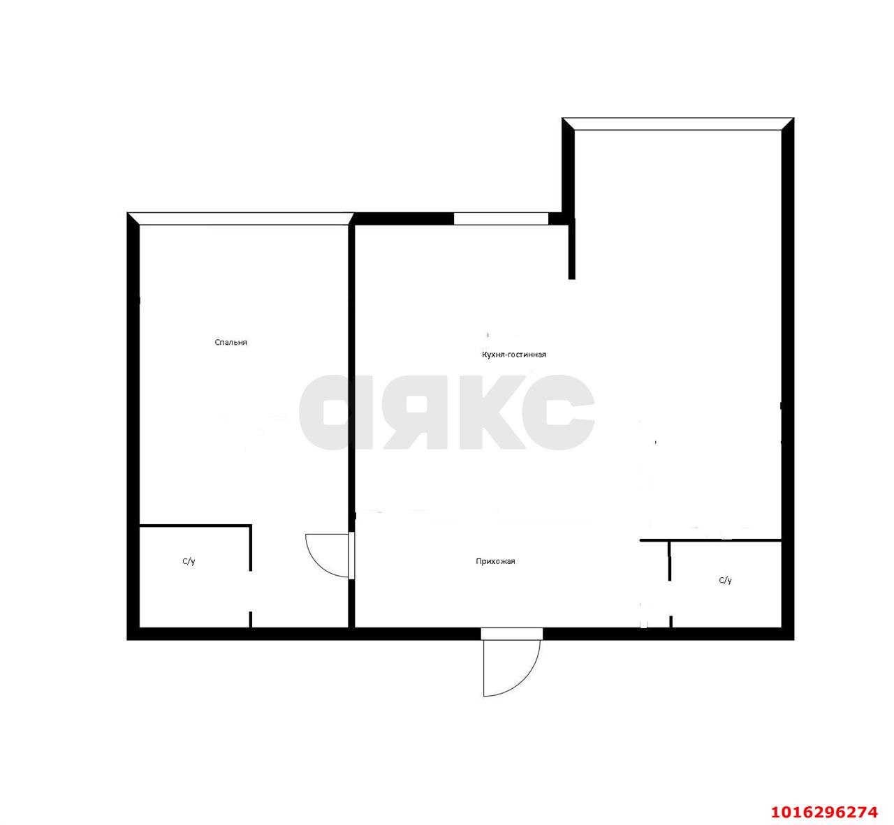 Фото №6: 1-комнатная квартира 49 м² - Краснодар, Карасунский внутригородской округ, Центральный внутригородской округ, мкр. Черёмушки, ул. Новороссийская, 90/2