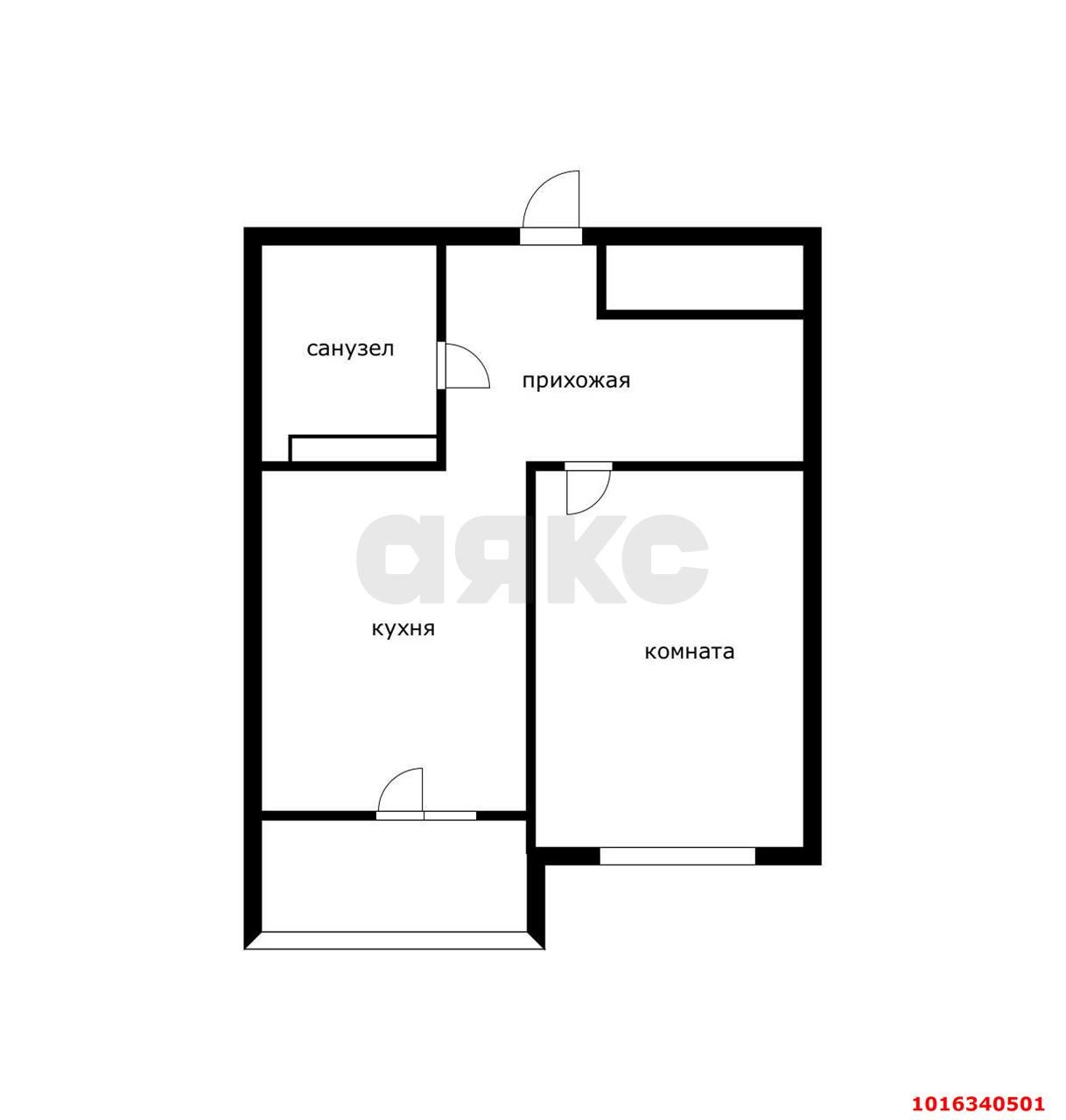 Фото №10: 1-комнатная квартира 43 м² - Краснодар, Прикубанский внутригородской округ, мкр. ЖК Губернский, ул. им. Героя Яцкова И.В., 19