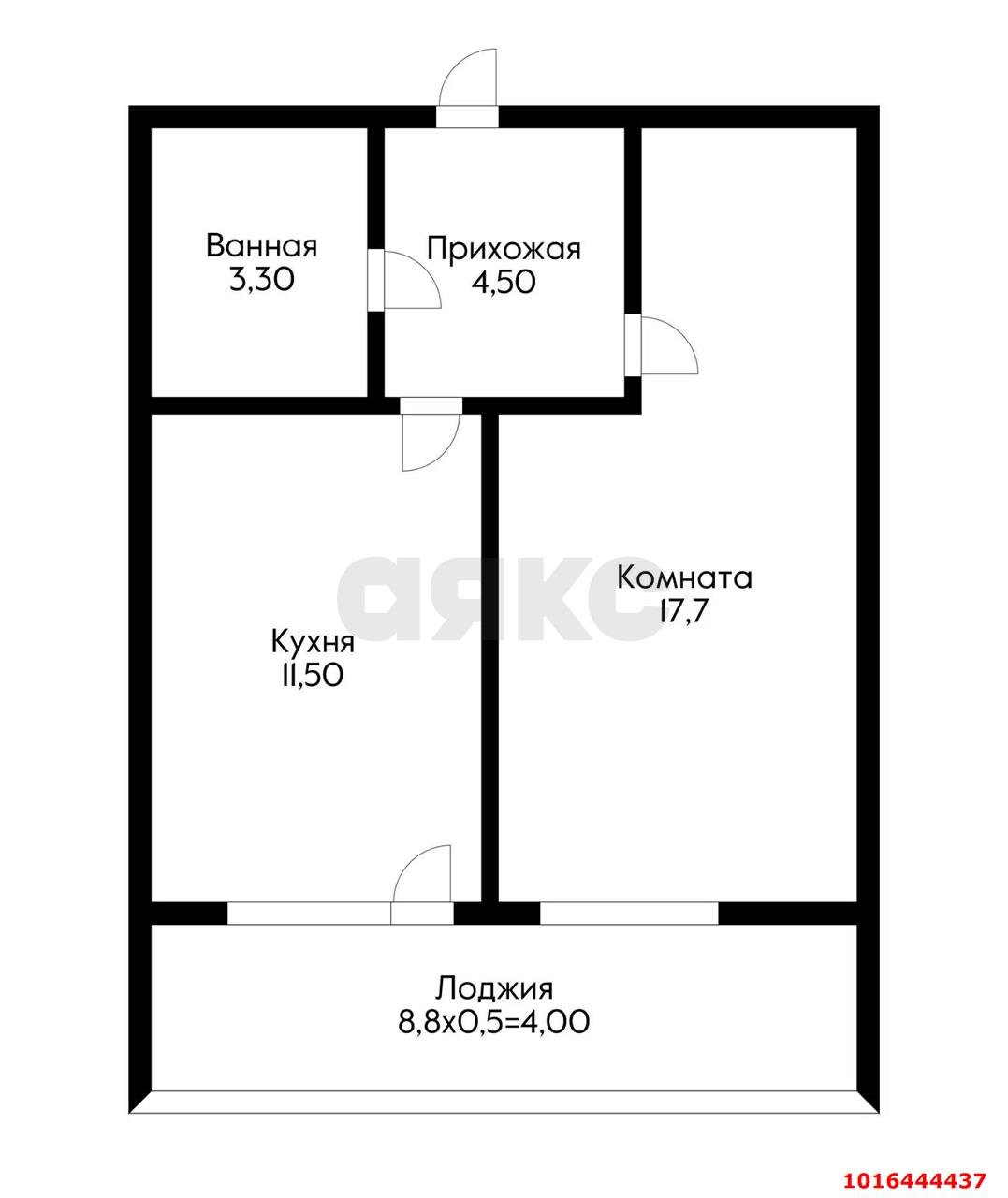 Фото №2: 1-комнатная квартира 35 м² - Краснодар, Центральный внутригородской округ, мкр. Центральный, ул. Фабричная, 4