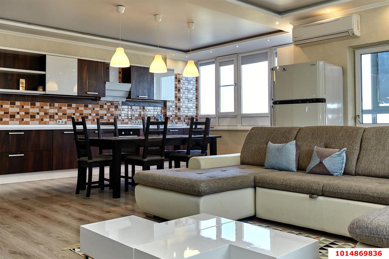 Фото №2: 3-комнатная квартира 103 м² - Краснодар, Прикубанский внутригородской округ, ЖК Любимый Дом, мкр. Музыкальный, ул. имени И.И. Дунаевского, 26