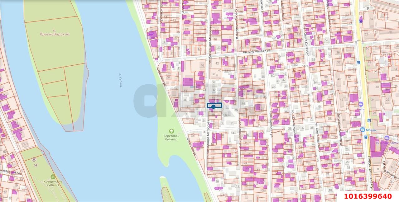 Фото №2: Земельный участок 5 сот. - Краснодар, Западный внутригородской округ, Горогороды, мкр. Центральный, ул. Александра Матросова, 26