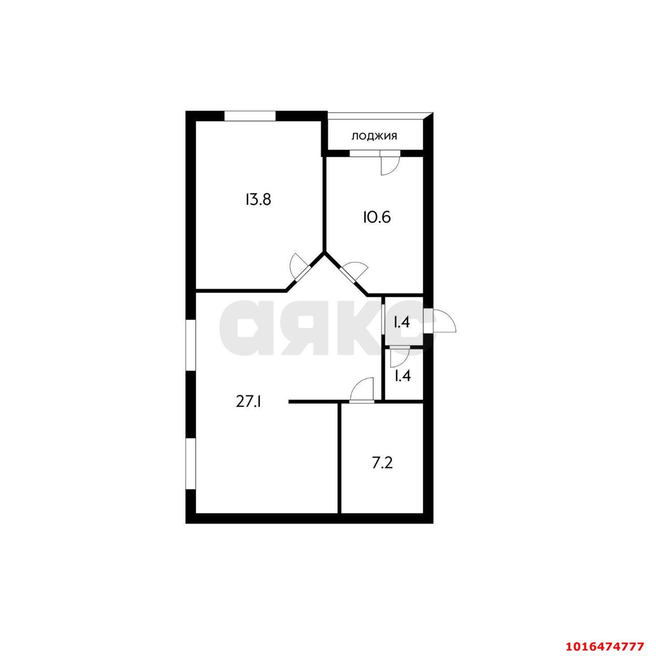 Фото №11: 3-комнатная квартира 63 м² - Краснодар, Прикубанский внутригородской округ, мкр. Музыкальный, ул. Суздальская, 8