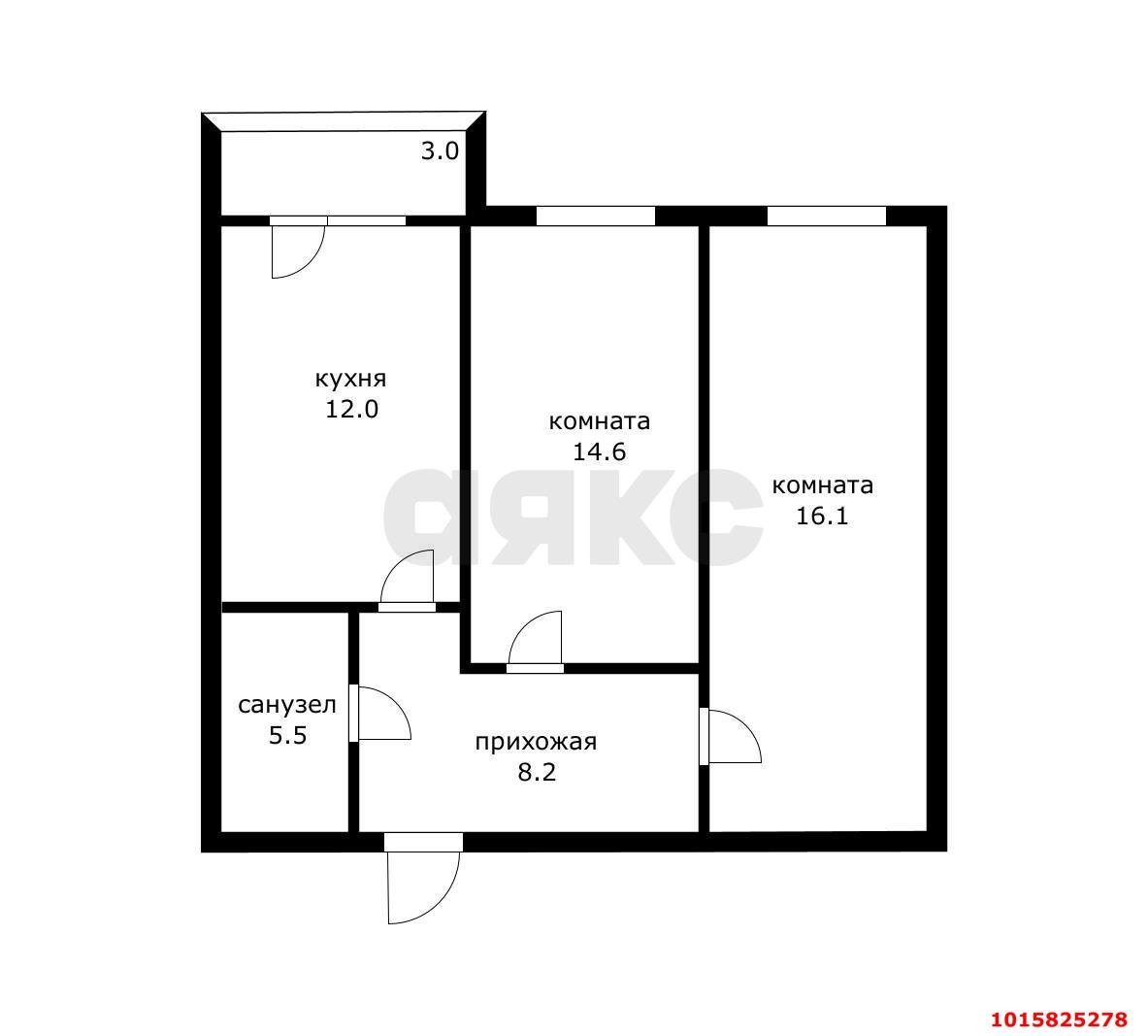 Фото №9: 2-комнатная квартира 59 м² - Энем, ул. Алиева, 20