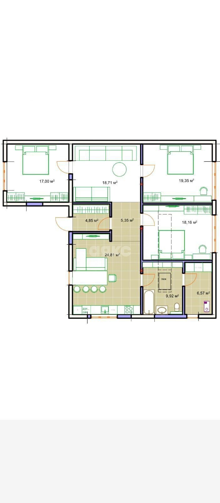 Фото №2: Дом <span class="whitespace-nowrap">190 м²</span> <span class="whitespace-nowrap">+ 6 сот.</span>, <span class="whitespace-nowrap">1 эт.</span> - Волгоград, Тракторозаводский, СНТ Дзержинец, Алюминиевский массив, мкр. квартал № 9, ул. Шурухина, 86/94