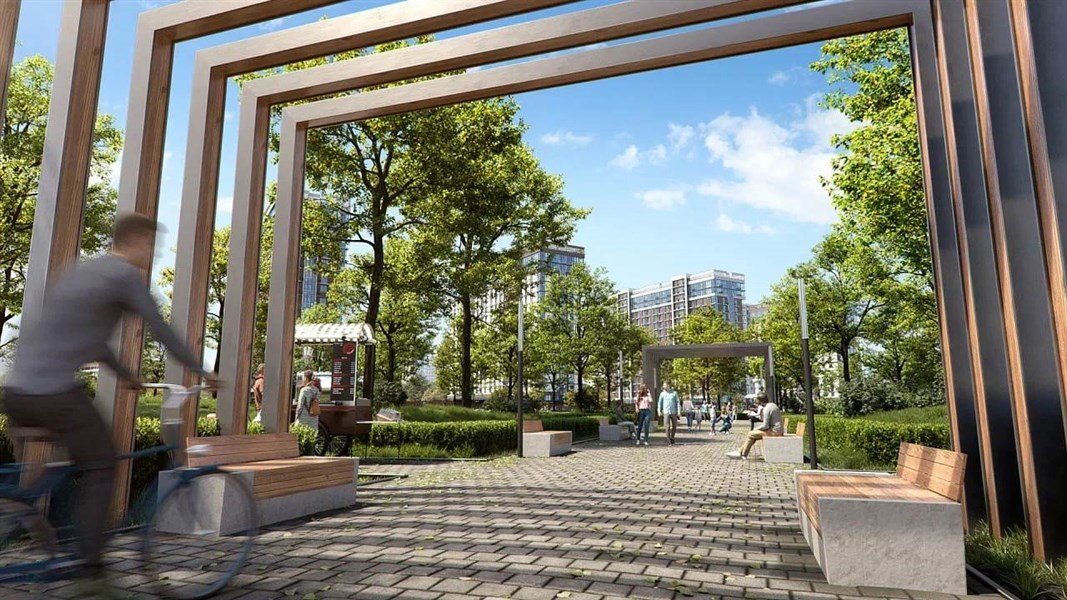 Фото №4: 1-комнатная квартира 44 м² - Краснодар, Прикубанский внутригородской округ, мкр. Догма Парк, ул. Марины Цветаевой, 33