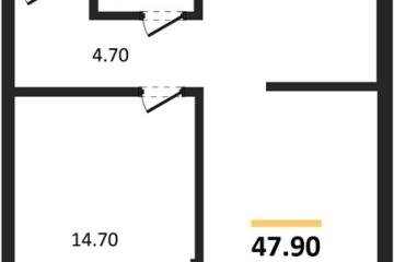 Фото №1: 1-комнатная квартира 47 м² - Краснодар, мкр. Догма Парк, ул. Марины Цветаевой, 33