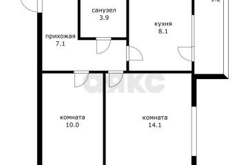 Фото №5: 2-комнатная квартира 44 м² - Краснодар, мкр. Музыкальный, пр-д Ангарский, 3