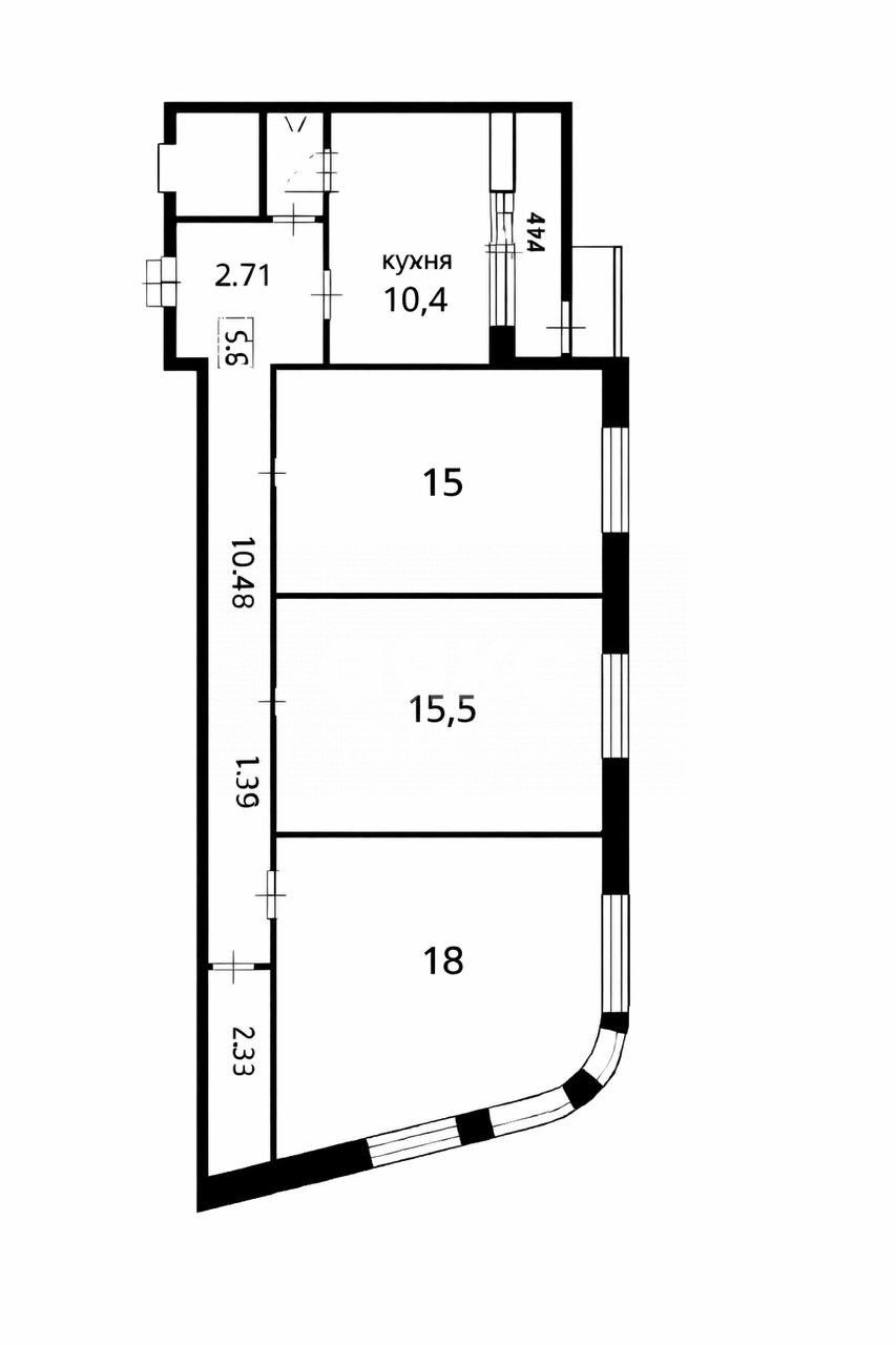 Фото №37: 3-комнатная квартира 80 м² - Москва, ул. Онежская, 31к1
