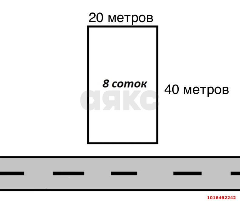 Фото №1: Земельный участок 8 сот. - Знаменский, Карасунский внутригородской округ, мкр. СТ Чайка, ул. Абрикосовая, 21