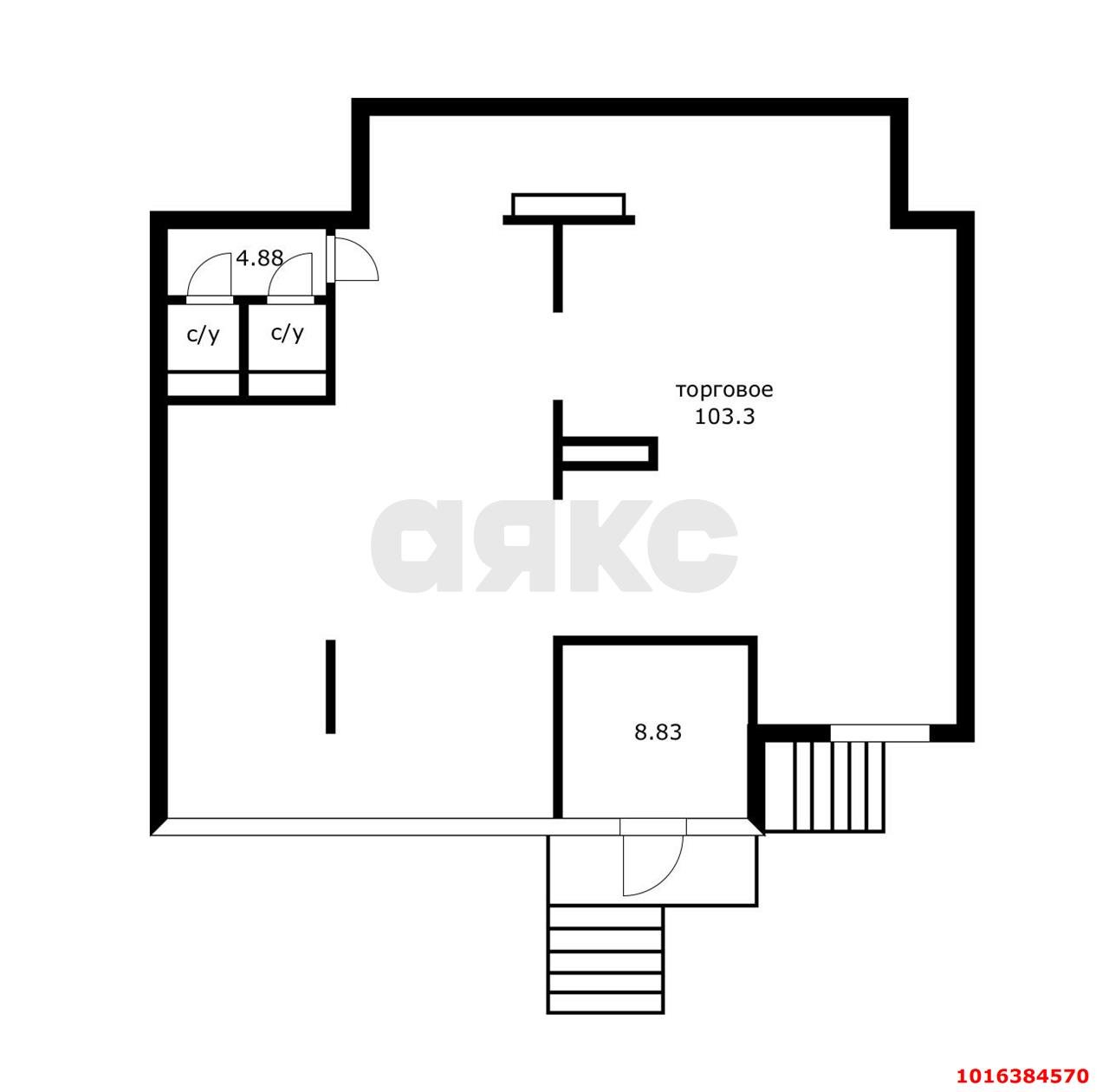 Фото №12: Коммерция 116 м² - Краснодар, Прикубанский внутригородской округ, Россинского, мкр. жилой комплекс Инсити-Парк, ул. Командорская, 1к1