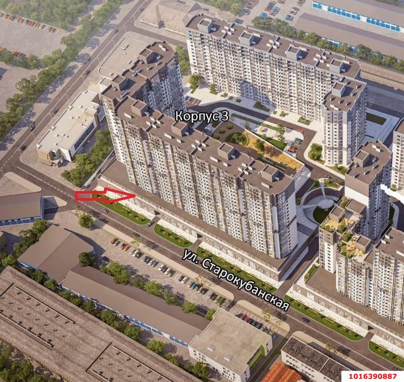 Фото №2: Коммерция 83 м² - Краснодар, Хлопчато-бумажный Комбинат, жилой комплекс Режиссёр, мкр. Карасунский внутригородской округ, ул. Уральская, 100/6