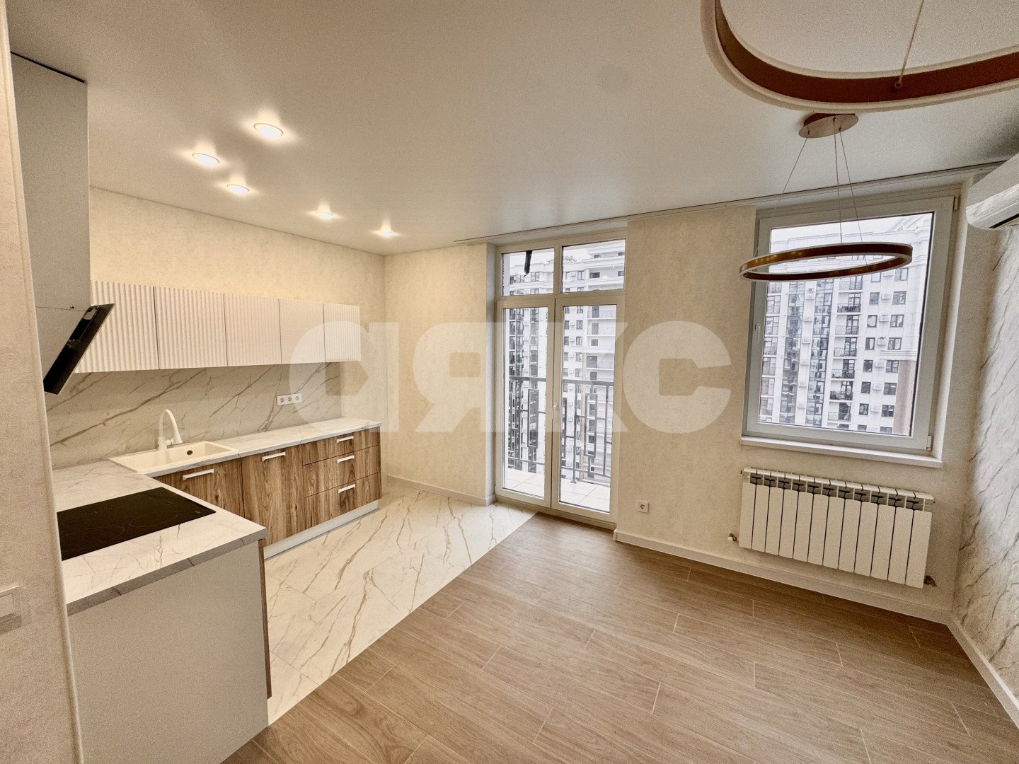 Фото №1: 2-комнатная квартира 46 м² - Сочи, Центральный, жилой комплекс Альпийский Квартал, мкр. Завокзальный, пер. Трунова, 6к7