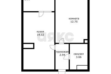 Фото №3: 1-комнатная квартира 40 м² - Краснодар, мкр. Славянский, ул. Заполярная, 39к1