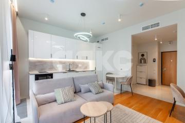 Фото №1: Студия 31 м² - Москва, мкр. жилой комплекс Сидней Сити, ул. Шелепихинская набережная, 40к3