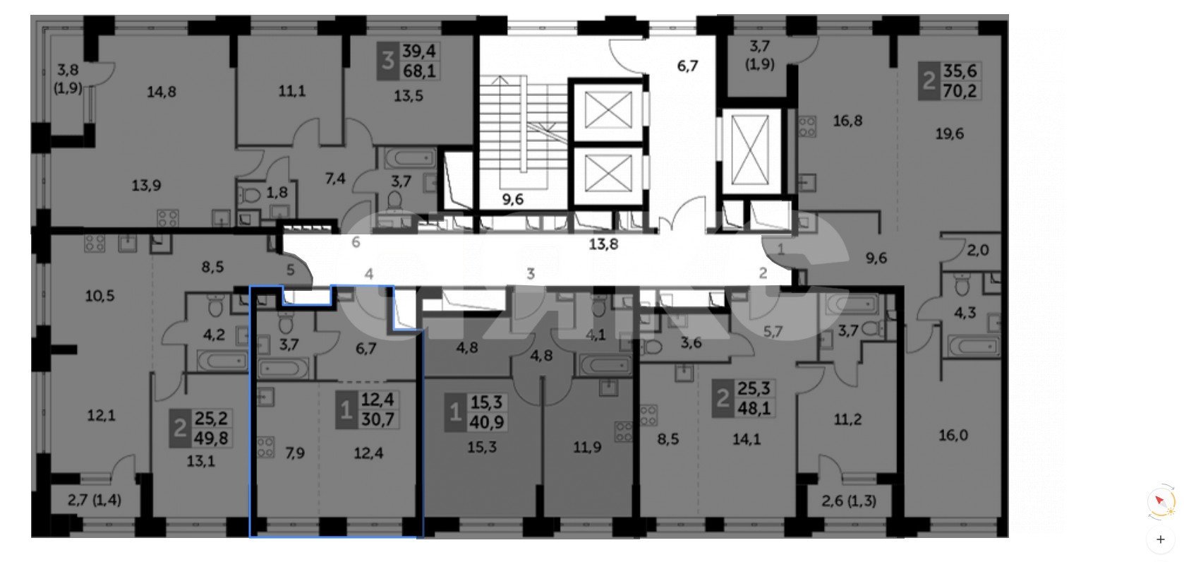 Фото №33: Студия 31 м² - Москва, Хорошёво-Мнёвники, ЖК Сидней Сити, мкр. жилой комплекс Сидней Сити, ул. Шелепихинская набережная, 40к3