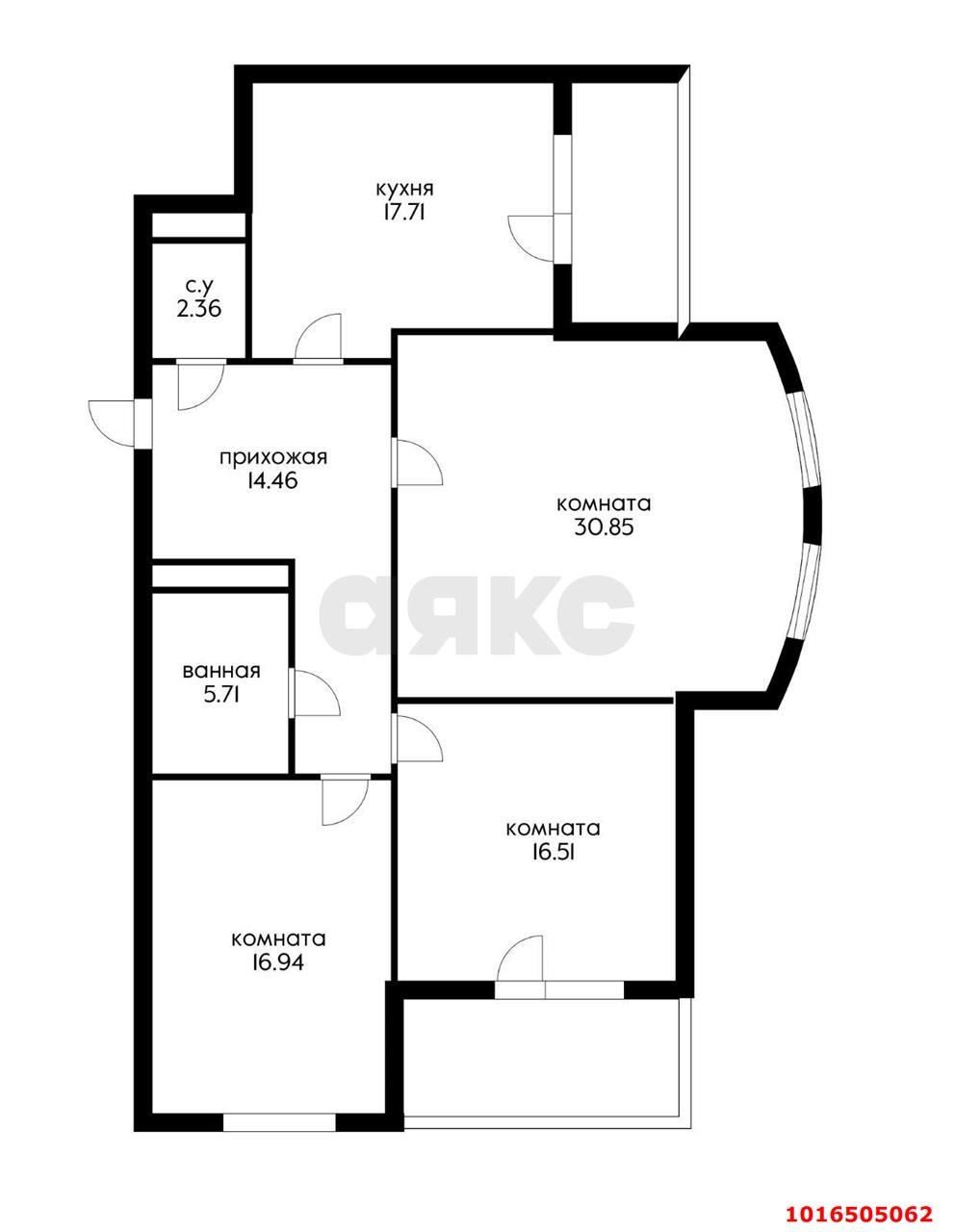 Фото №19: 3-комнатная квартира 115 м² - Краснодар, Западный внутригородской округ, мкр. Кожзавод, ул. Минская, 122/6