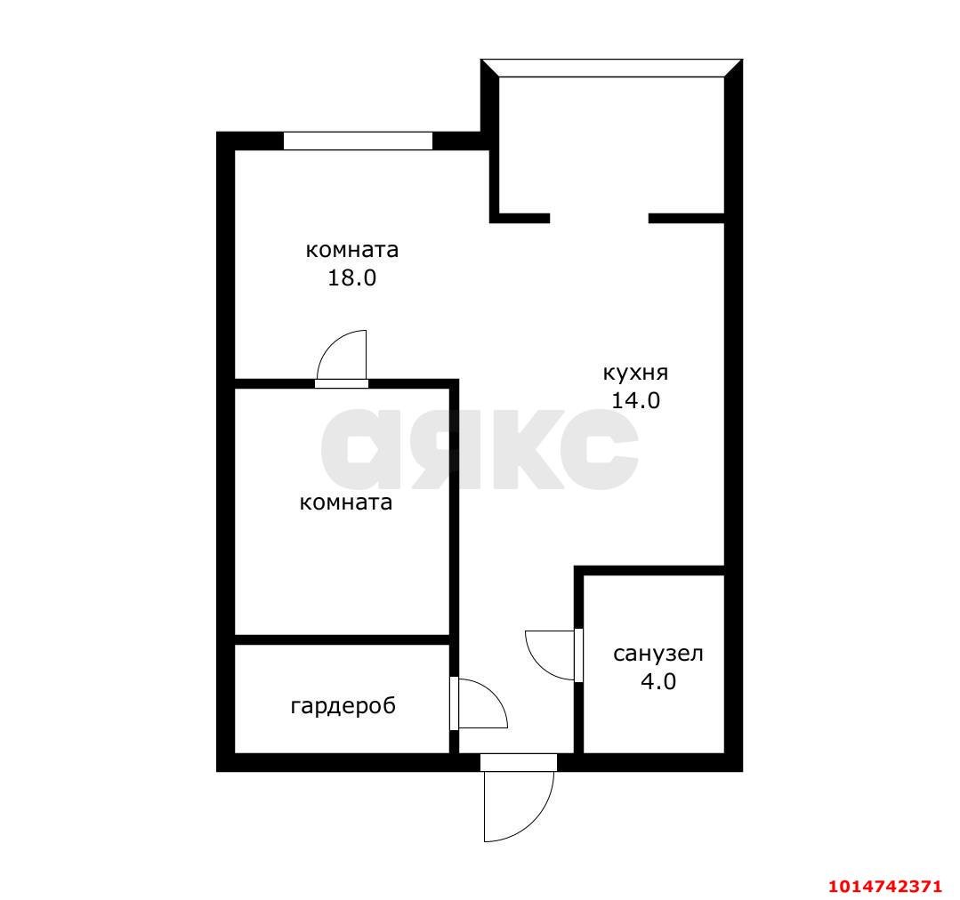 Фото №18: 1-комнатная квартира 44 м² - Краснодар, Центральный внутригородской округ, мкр. Школьный, ул. 9 Мая, 48/1к2