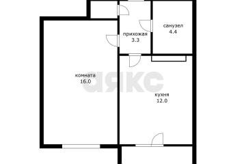 Фото №5: 1-комнатная квартира 38 м² - Краснодар, мкр. Прикубанский внутригородской округ, ул. Восточно-Кругликовская, 28/3