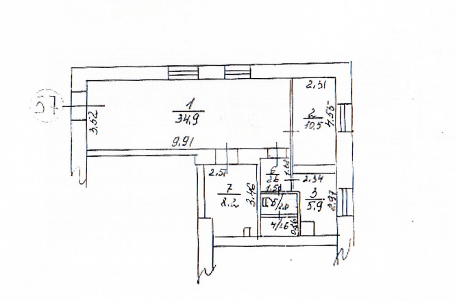 Фото №6: Коммерция 65 м² - Мариуполь, р. Жовтневый, ул. Артёма, 35
