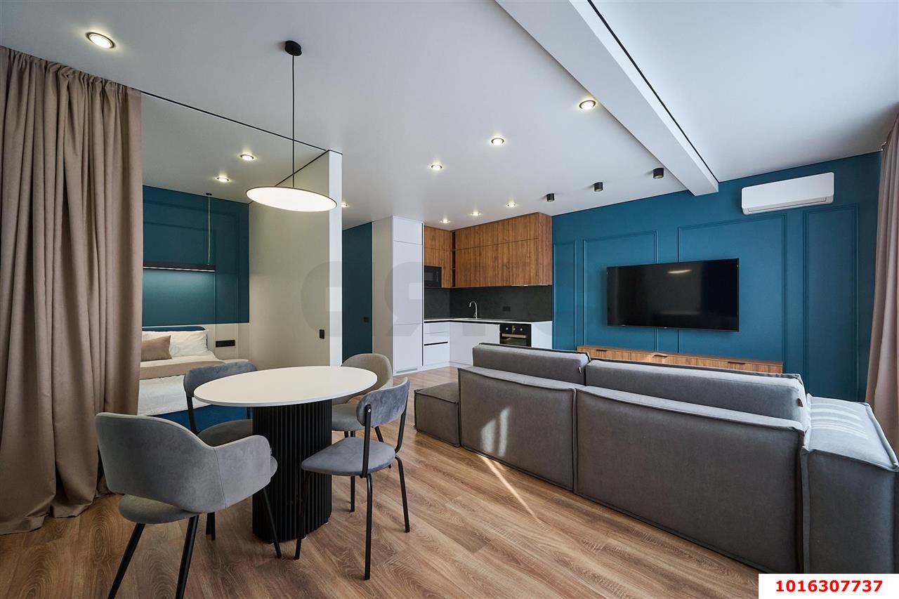 Фото №1: 1-комнатная квартира 51 м² - Краснодар, Карасунский внутригородской округ, Хлопчато-бумажный Комбинат, мкр. жилой комплекс Элегант, ул. Сормовская, 1/3к1