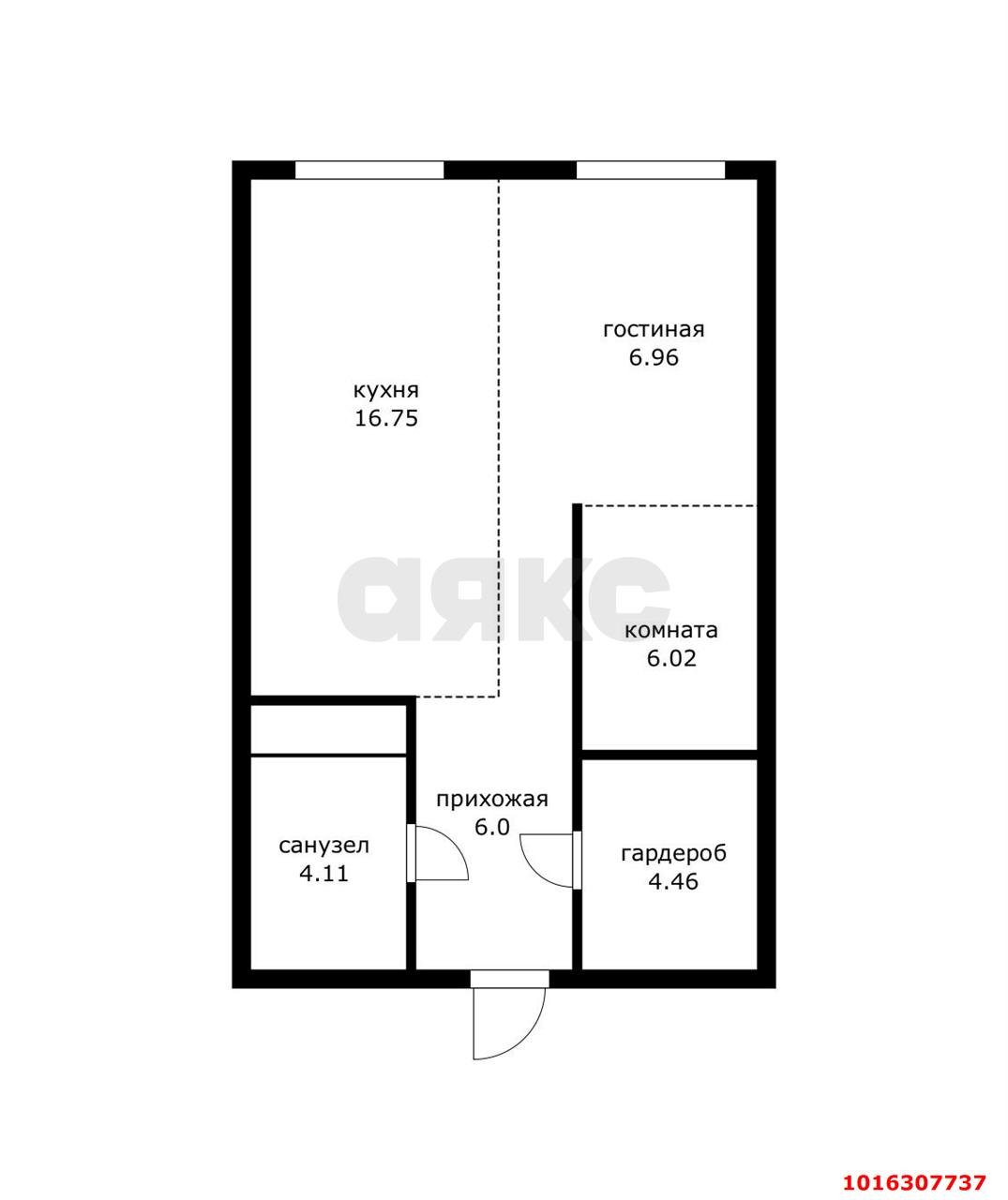 Фото №13: 1-комнатная квартира 51 м² - Краснодар, Карасунский внутригородской округ, Хлопчато-бумажный Комбинат, мкр. жилой комплекс Элегант, ул. Сормовская, 1/3к1