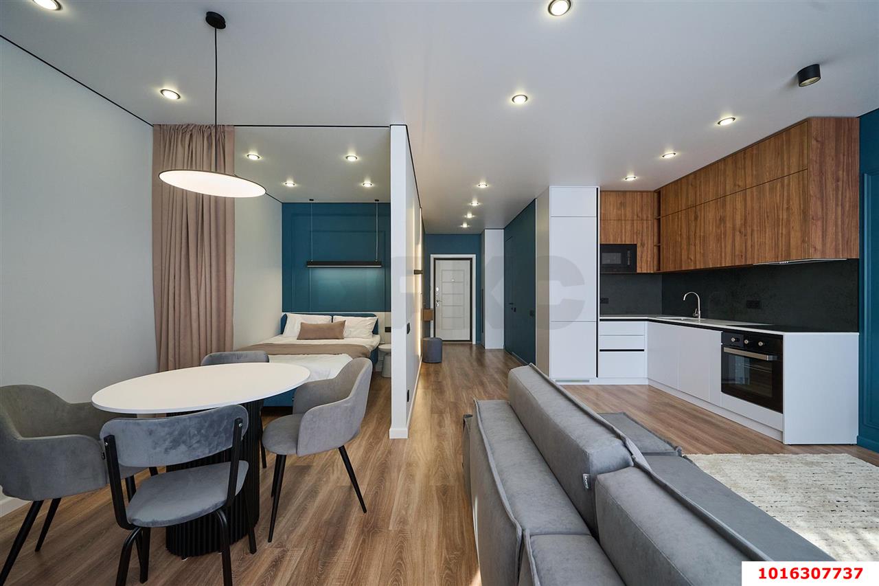 Фото №5: 1-комнатная квартира 51 м² - Краснодар, Карасунский внутригородской округ, Хлопчато-бумажный Комбинат, мкр. жилой комплекс Элегант, ул. Сормовская, 1/3к1