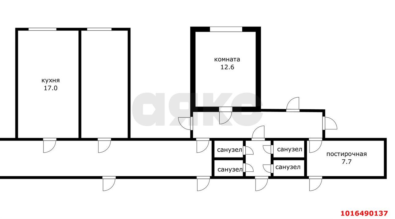 Фото №17: Комната 12 м² - Краснодар, Прикубанский внутригородской округ, мкр. Завод Измерительных Приборов, ул. Зиповская, 23
